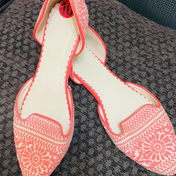 Restricted Embroidered Flats for Women - Picture 1 of 3